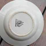 Terre de Fer soup plate, Moulin des Loups, colonial model