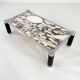 Table basse postmoderne en marbre Calacatta Violetta, 1980