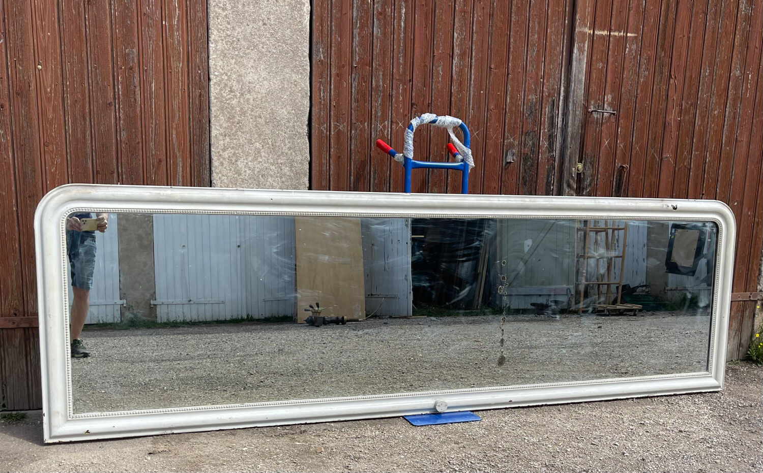 Mirror Louis-Philippe width 297 cm x height 91 cm