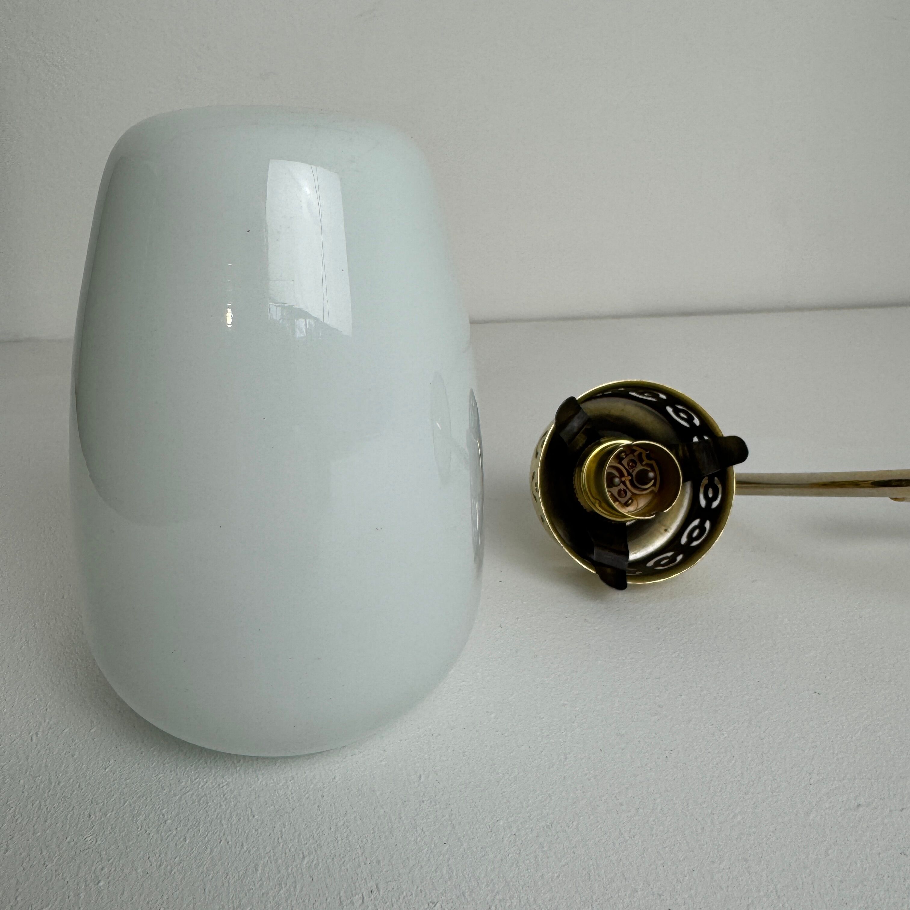 LOT 3 VINTAGE OPALINE WALL LIGHTS