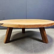 Brutalist tripod coffee table, 1960s