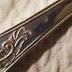 Silver metal service cutlery