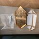 Italian wall light in glass and 24-carat gold plating