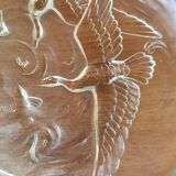 Art deco cup in pressed glass paste