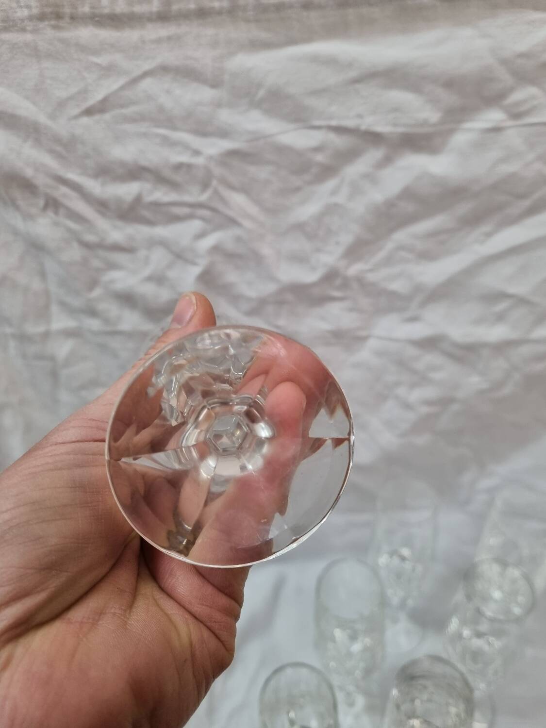 7 Villeroy & Boch crystal Champagne flutes