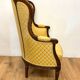 Fauteuil bergère Louis XVI à oreille