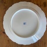 KPM porcelain plate with shell relief decoration