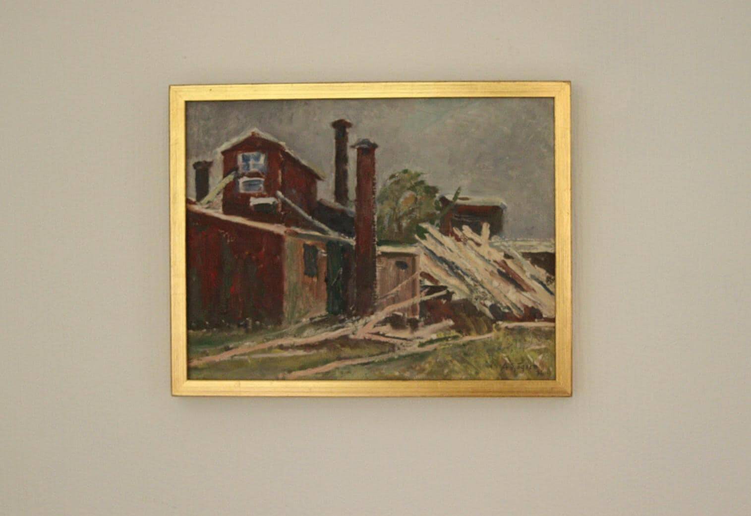 House in the countryside by Axel Sjögren