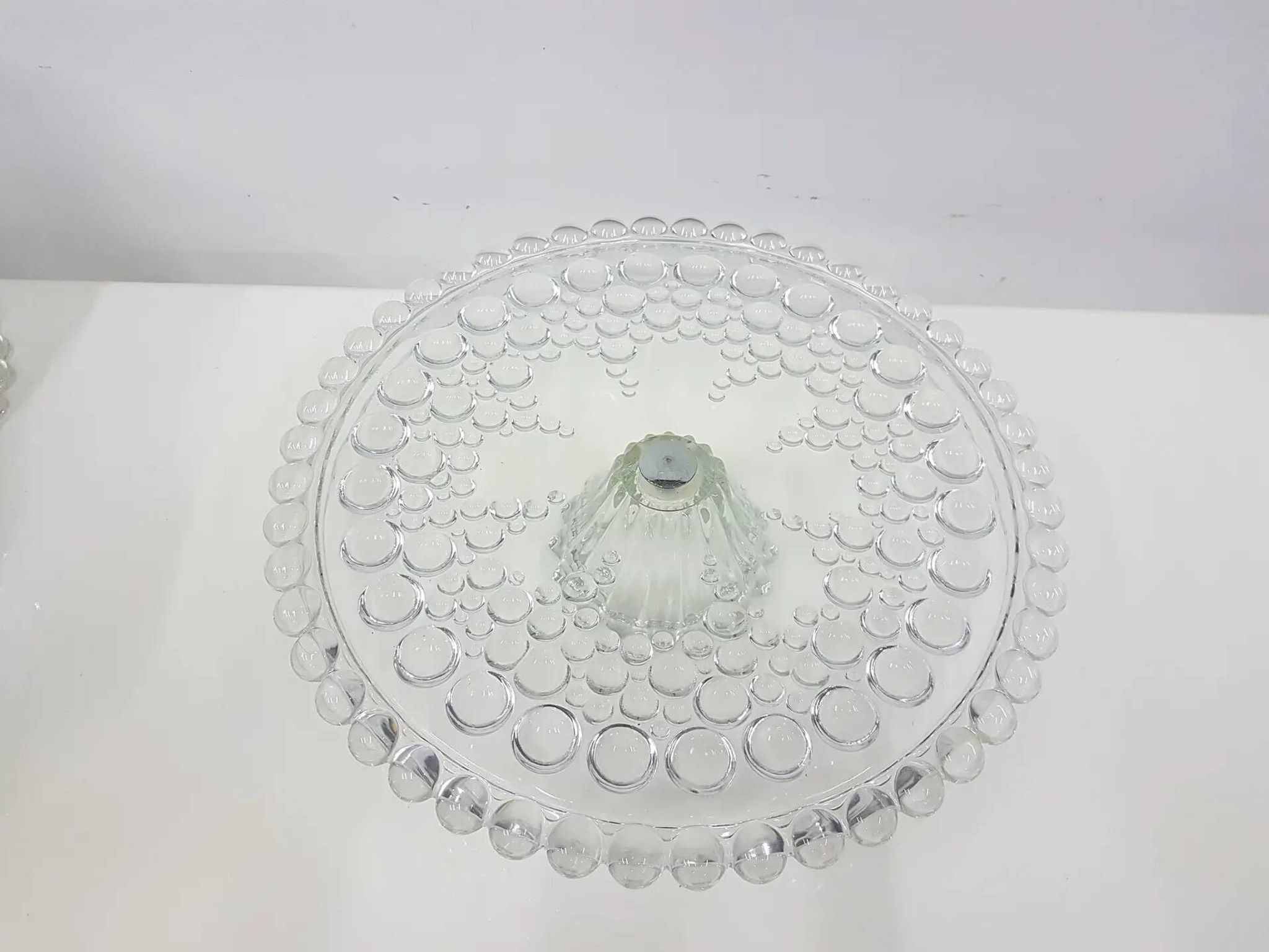 12-piece Bolero Bubble set, clear crystal glass, Walther Glas, Germany, 197