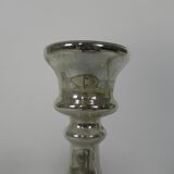 Set of 2 mercury candlesticks, circa 1900 (poor man's silver)