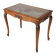 Sculpted Side Table in Wood, Glass & Rattan, France 1950s