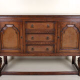 Ancient carved oak buffet
