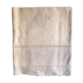 Old Sheet In Pure Thread Pink Powdery Linen