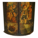 Pair of polychrome corner cabinets George I circa 1700