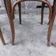 Series of 4 chairs bistro Thonet