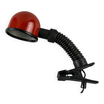 60s 70s table lamp clamp lamp gooseneck space age design metal
