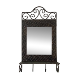 Vintage wrought iron tablet mirror