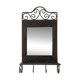 Miroir tablette vintage en fer forgé