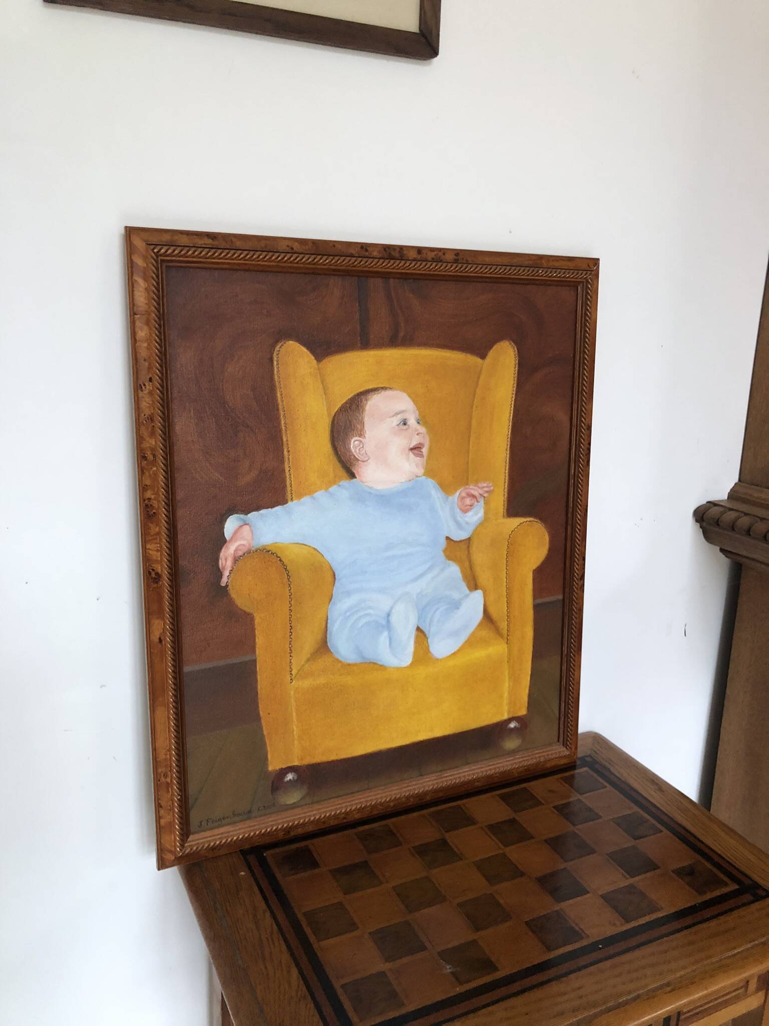 Child portrait painting