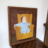 Tableau portrait d'enfant