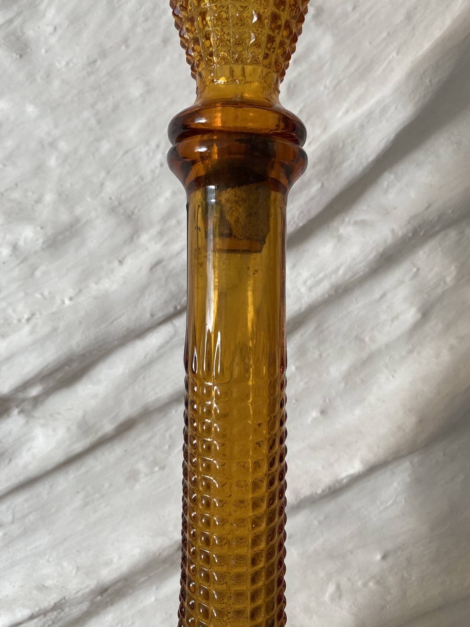 Amber Empoli carafe, Italian carafe from the 60s-70s.