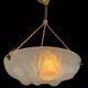 Sabino art deco basin ceiling light signed 1930 France