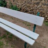 Rustic garden bench