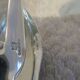 silver plated stew spoon and fork, Christofle Atlantide