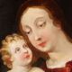 Ancient painting "The Mystic Marriage of Saint Catherine" 16th century