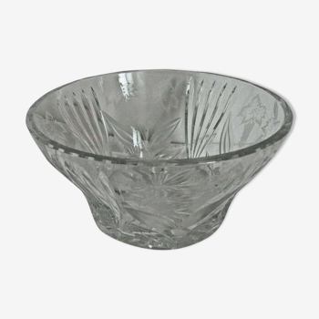 Cut and engraved Crystal Bowl