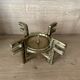 Brutalist bronze candleholder, 1970s
