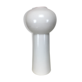 Scandinavian modernist vase, white ceramics