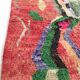 Tapis berbère marocain Boujaad neuf rouge et couleurs 2,43x1,63m