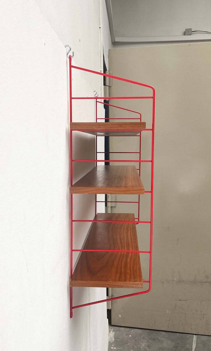 Teak Shelf Modern Mid-Century Cordon Rouge Style, 1960s