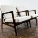 Customizable Pair Of Mid Century Modern Armchairs, 1960s