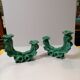 Pair of ceramic candle holders