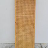 Vintage wicker claustra screen - 1950s