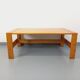 Large vintage coffee table in solid pine from the 70s and 80s.