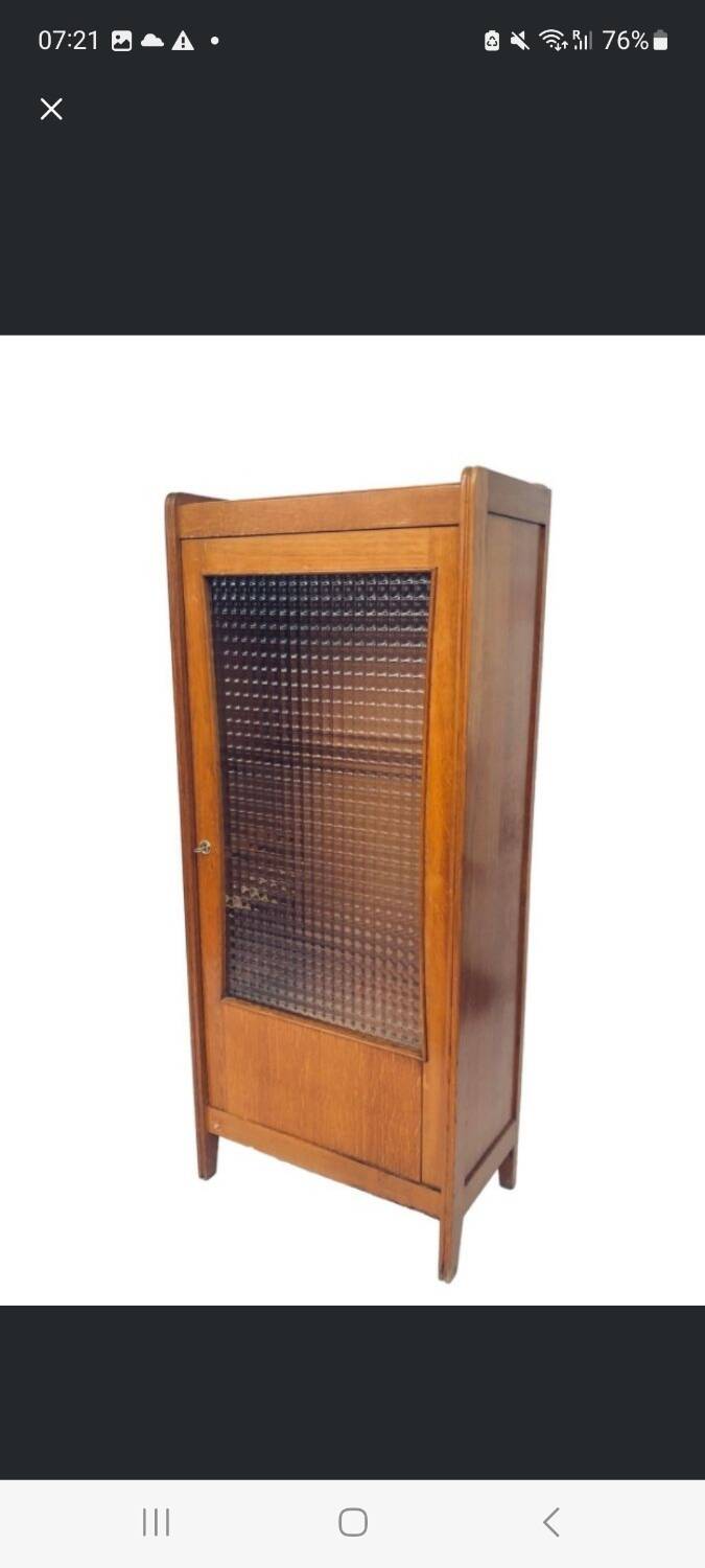 Vintage glass cabinet
