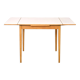 Extendable formica table