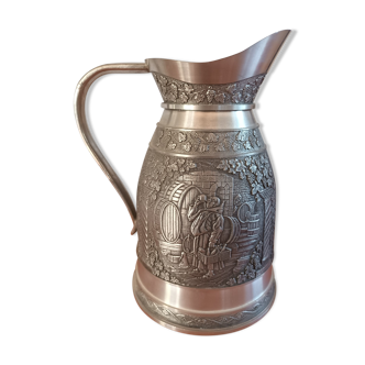 Tin pitcher