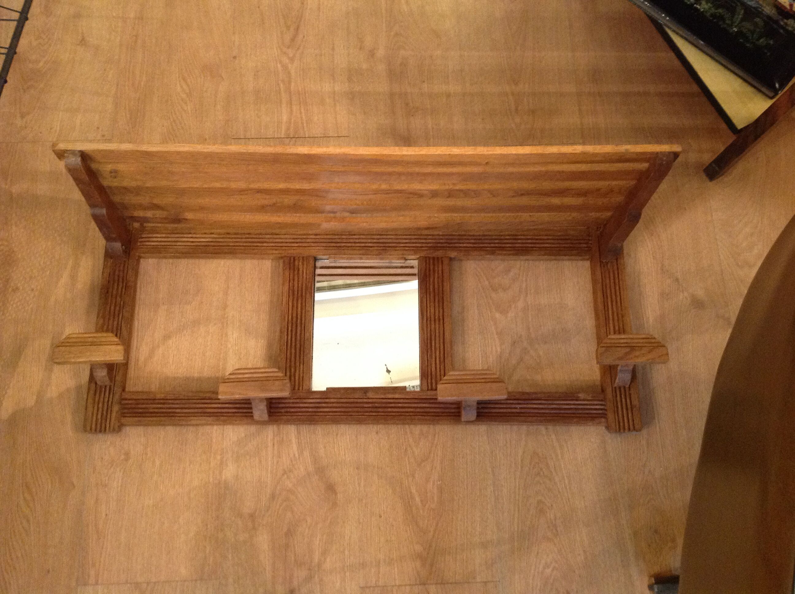 Coat rack wall art deco