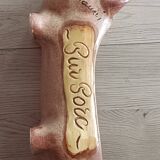 Cochon en grès, présentoir pour saucisson Vallauris