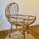 Cradle in rattan