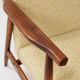 Pair de fauteuils vintage vert nebula 1970s