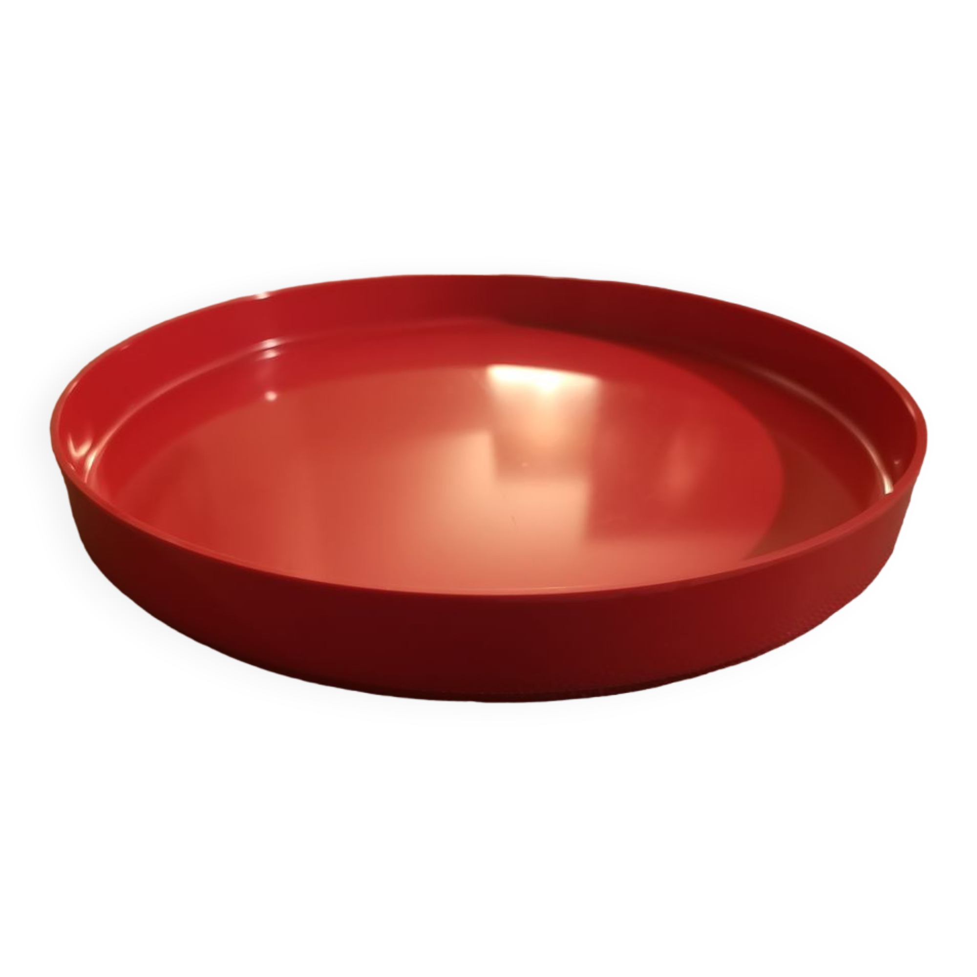 Red melamine top - Allbricka, made in Sweden - 1970s
