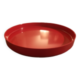 Red melamine top - Allbricka, made in Sweden - 1970s