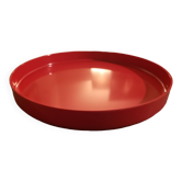 Red melamine top - Allbricka, made in Sweden - 1970s