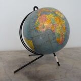 Globe terrestre vintage Girard er Barrère années 60
