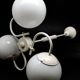 Chandelier à ampoules, Pologne, années 1970